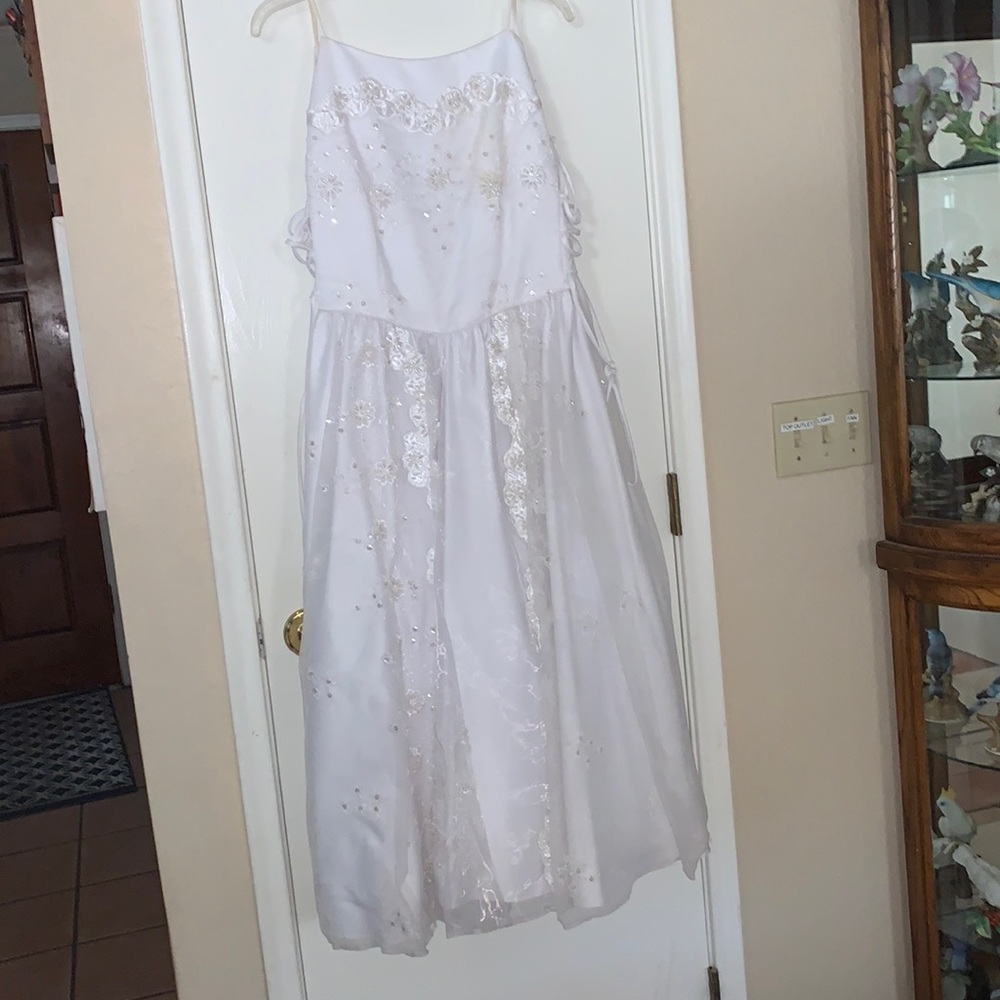 White Plus Size Dress